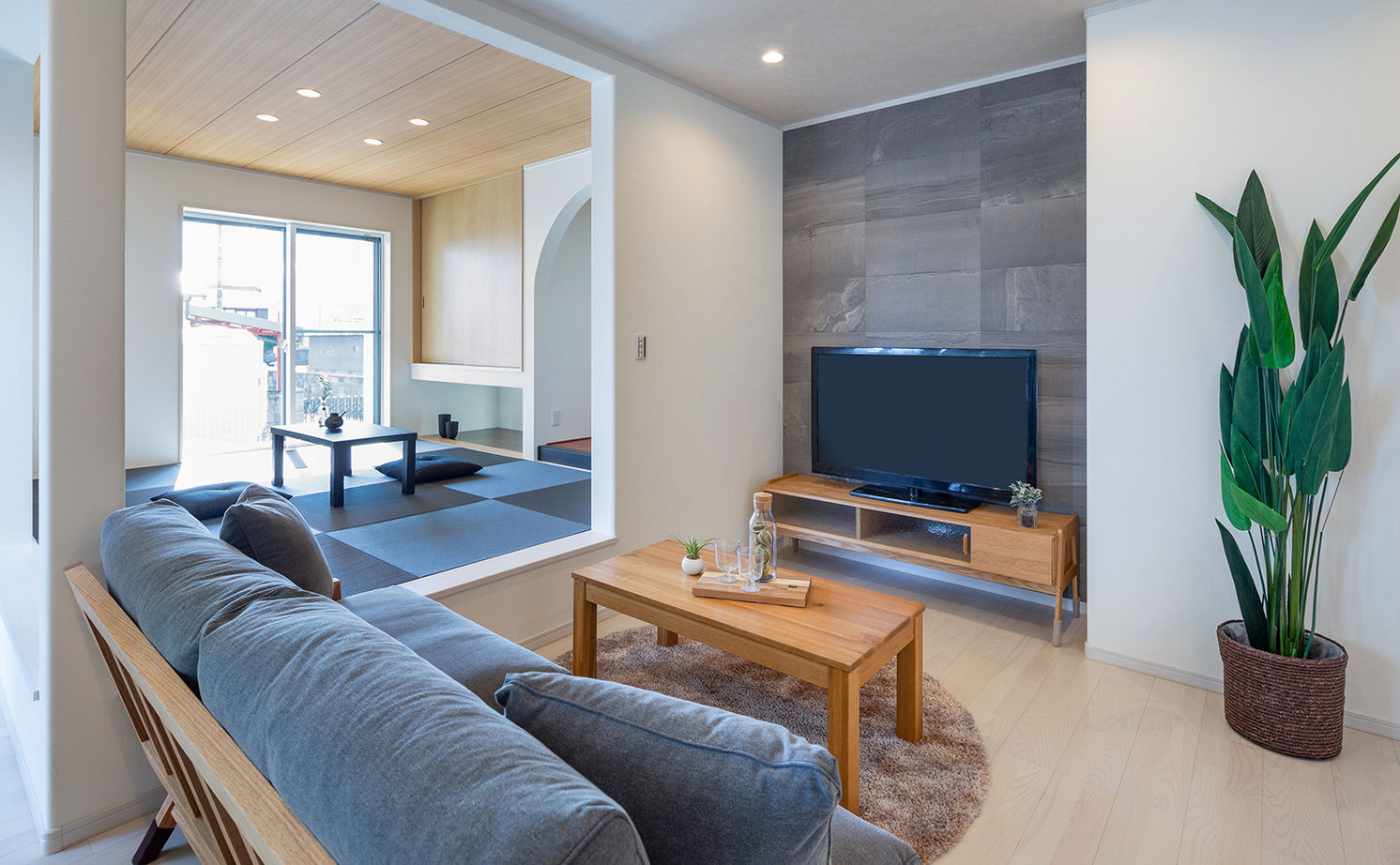 サティスホーム岐阜 【岐阜市×間取図有×平屋×1000万円台】夫婦２人で暮らしの楽しみを進化させる、中庭を囲むコの字型の平屋の建築実例画像7