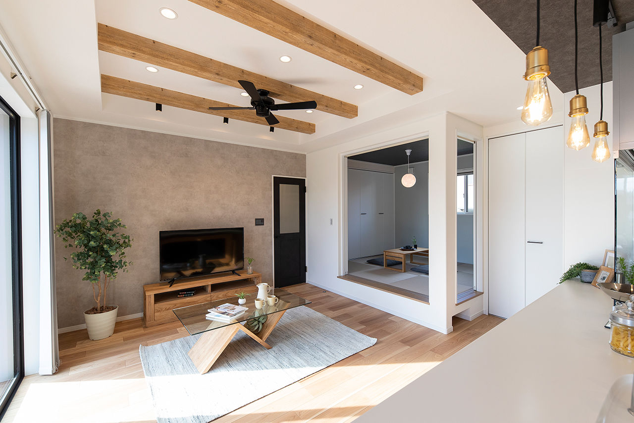 サティスホーム岐阜 【2000万円台×回遊動線】ナチュラルモダンなデザインと家事効率アップな動線で子育て家族も嬉しいL字型の家の建築実例画像5