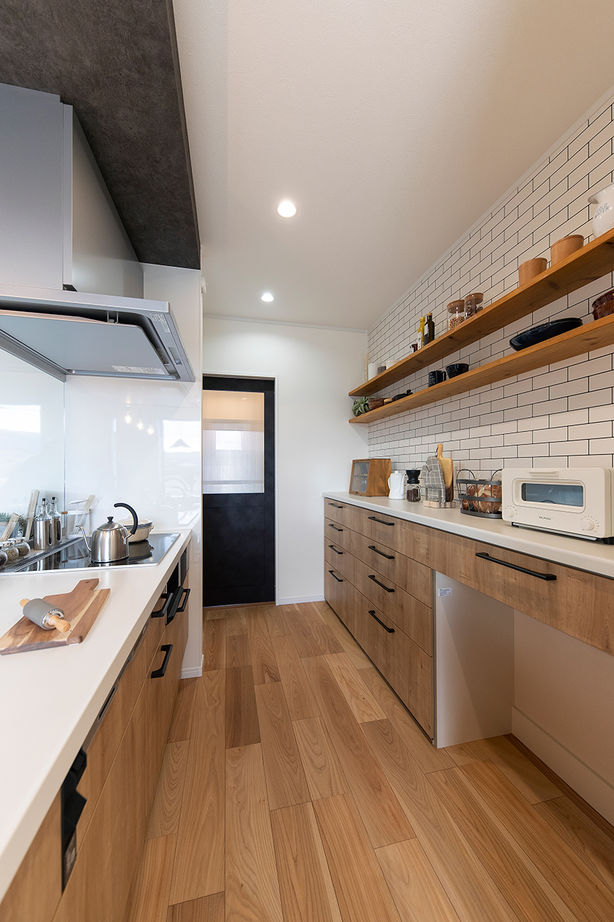 サティスホーム岐阜 【2000万円台×回遊動線】ナチュラルモダンなデザインと家事効率アップな動線で子育て家族も嬉しいL字型の家の建築実例画像6