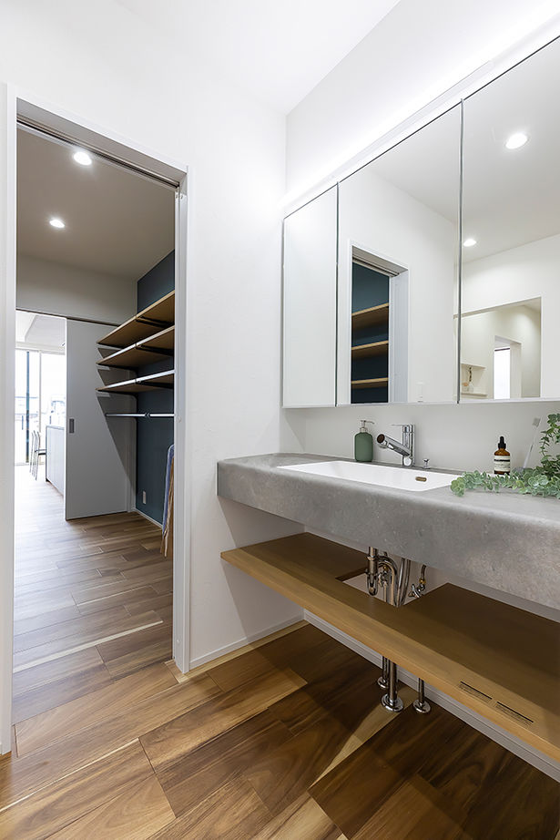 サティスホーム岐阜 【瑞穂市×間取図有×半平屋スタイル】スムーズな生活動線を叶えた、軒裏が映える半平屋のデザイン住宅の建築実例画像8