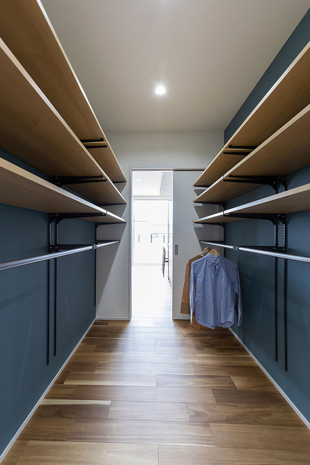 サティスホーム岐阜 【瑞穂市×間取図有×半平屋スタイル】スムーズな生活動線を叶えた、軒裏が映える半平屋のデザイン住宅の建築実例画像9