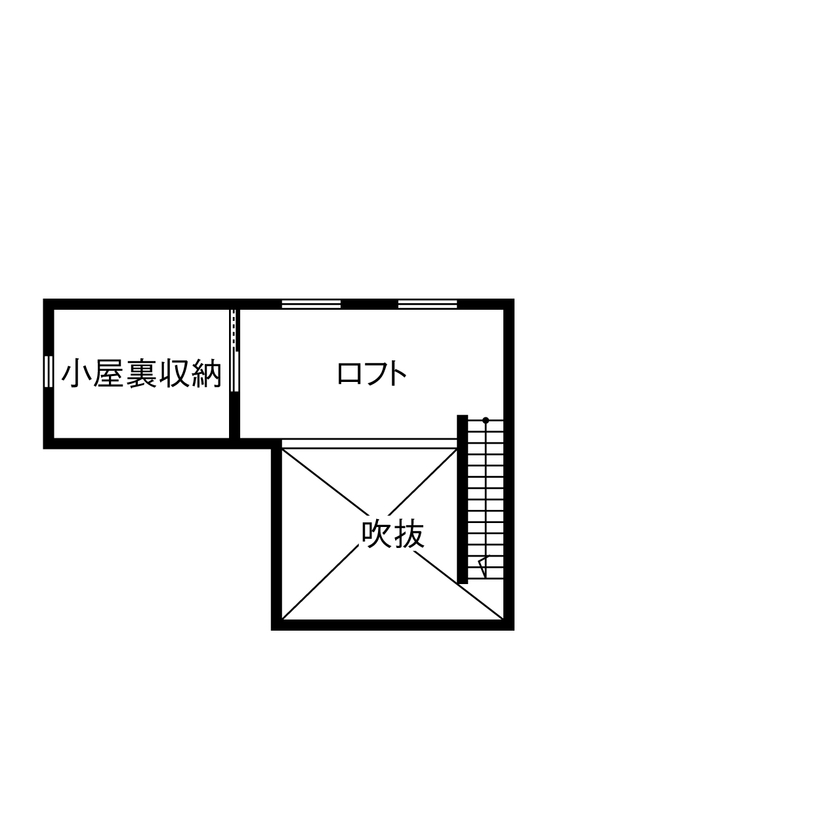 サティスホーム岐阜 【一宮市×間取り図有×2000万円台×平屋】小屋裏を活かした開放的なリビング。収納力と家事動線を極めた平屋の間取り図（4LDK＋ロフト）小屋裏
