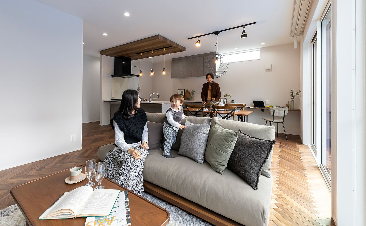 サティスホーム岐阜 【岐阜市×2000万円台×間取り図有×無垢床】アイアン階段と家事動線が自慢の家の建築実例画像5