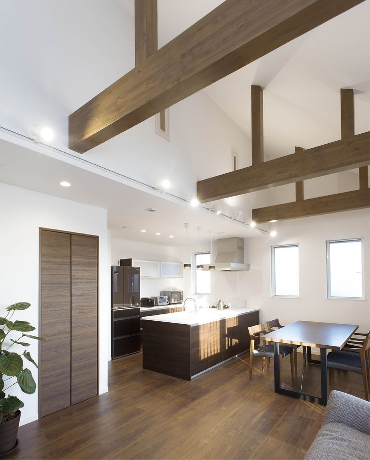 小嶋工務店 TOKYO WOOD 【間取りあり/60坪台/4000万円台/二世帯住宅】親世帯も子世帯もたくさんの要望を詰め込んだエコ住宅の建築実例画像2