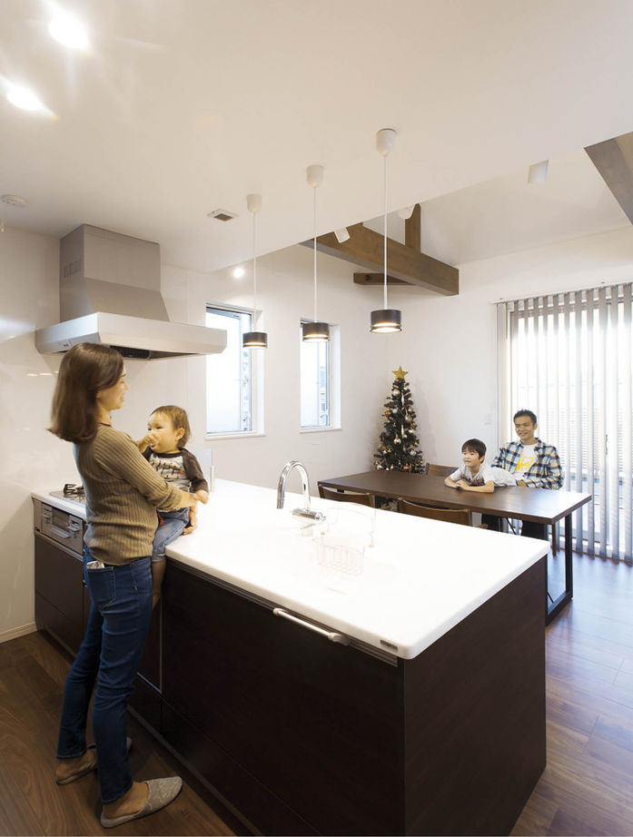 小嶋工務店 TOKYO WOOD 【間取りあり/60坪台/4000万円台/二世帯住宅】親世帯も子世帯もたくさんの要望を詰め込んだエコ住宅の建築実例画像5