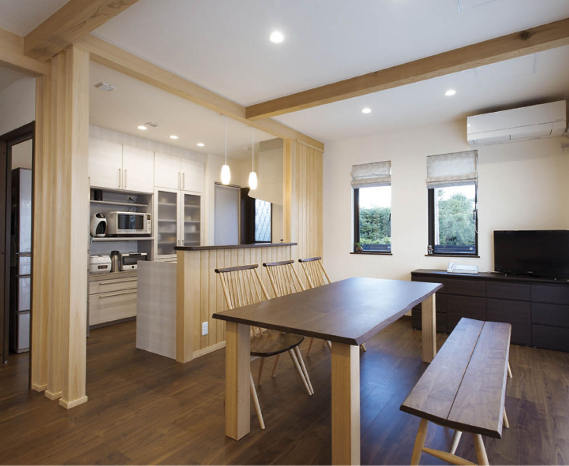 小嶋工務店 TOKYO WOOD 【間取りあり/60坪台/4000万円台/二世帯住宅】親世帯も子世帯もたくさんの要望を詰め込んだエコ住宅の建築実例画像7