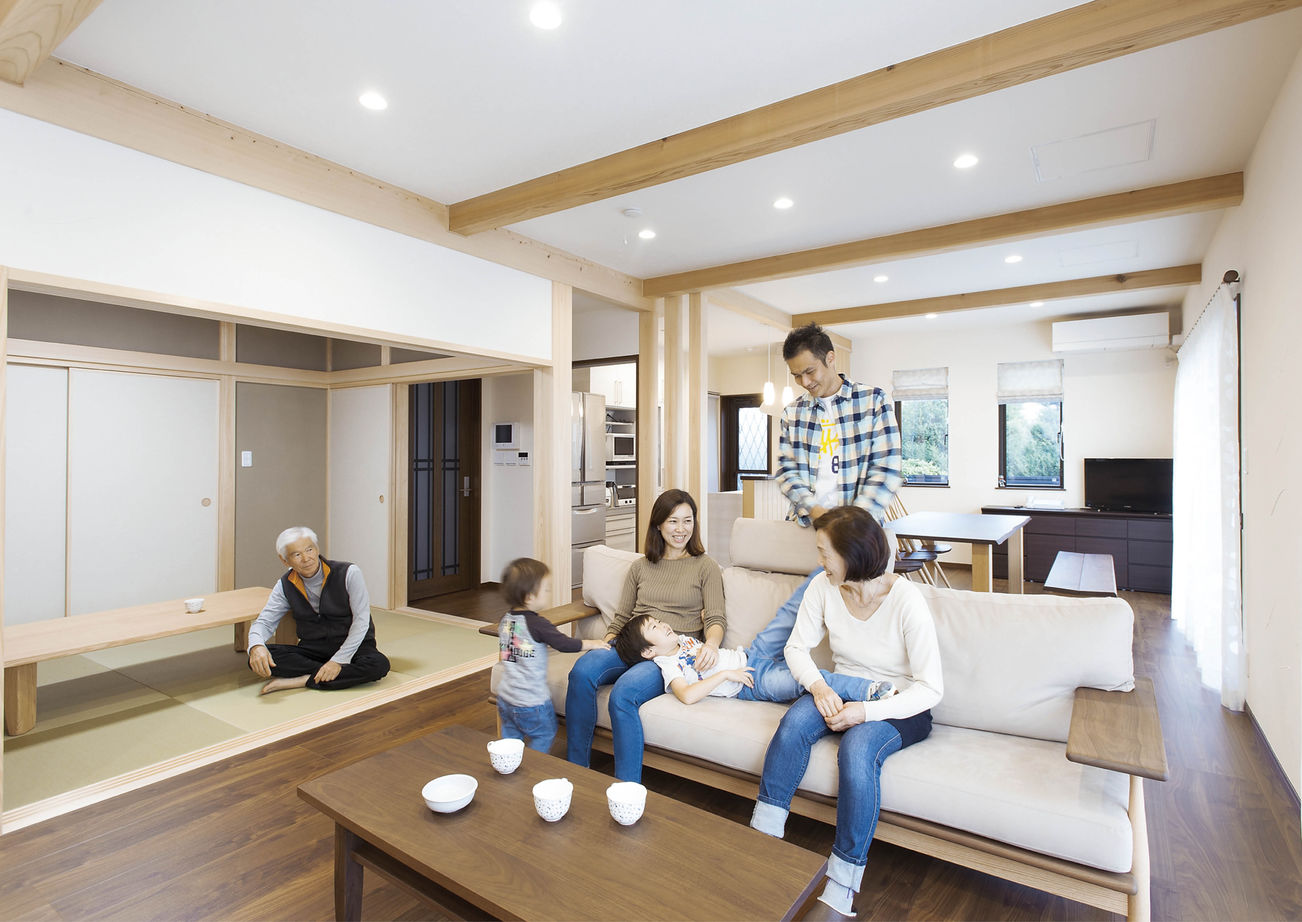 小嶋工務店 TOKYO WOOD 【間取りあり/60坪台/4000万円台/二世帯住宅】親世帯も子世帯もたくさんの要望を詰め込んだエコ住宅の建築実例画像9