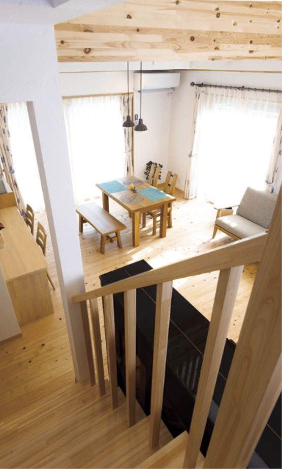 小嶋工務店 TOKYO WOOD 【間取りあり/20坪台/2000万円台/ピアノ】地産地消に憧れて大好きな自然素材と木の香りに包まれた家の建築実例画像6