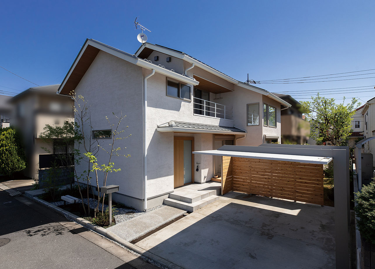 小嶋工務店 TOKYO WOOD 【東京ゼロエミ水準3取得/30坪台/間取り図有】のびのび遊ぶ子どもの姿に満足！開放感と優しさ溢れる木の家の建築実例画像2