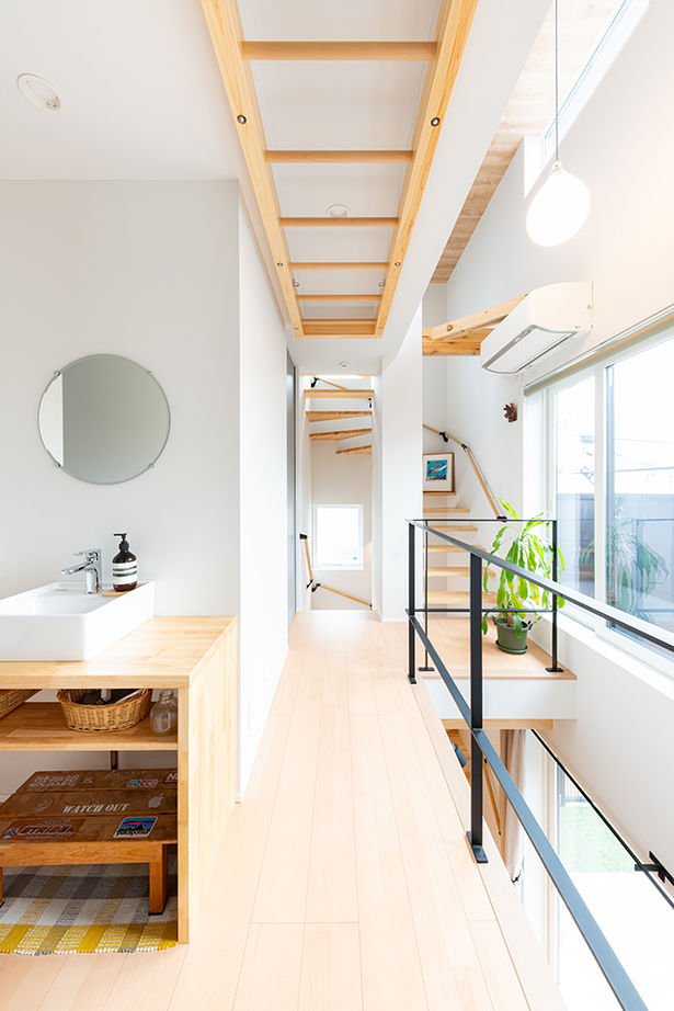 小嶋工務店 TOKYO WOOD 【間取り図あり/30坪台/3000万円台】開放感あふれる大人のモダンスタイル空間。縦横に広がる空間設計に注目の建築実例画像10