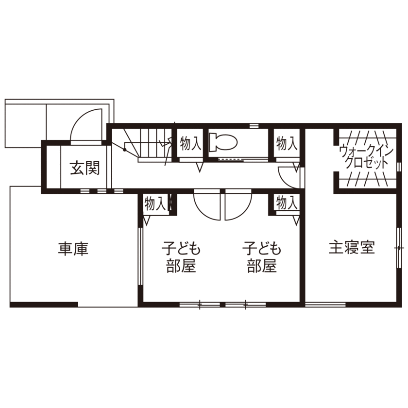 小嶋工務店 TOKYO WOOD 【間取り図あり/30坪台/2000万円台】外断熱と『TOKYO WOOD』で叶えた心地よさ。家族がつながるプランも魅力の間取り図（2LDK）1階