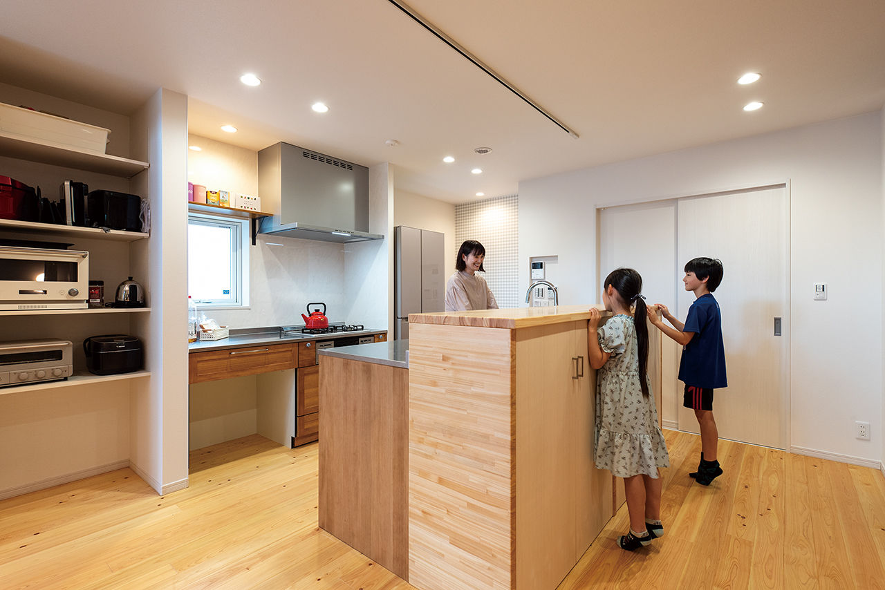 小嶋工務店 TOKYO WOOD 【間取り図あり/30坪台/2000万円台】外断熱と『TOKYO WOOD』で叶えた心地よさ。家族がつながるプランも魅力の建築実例画像3