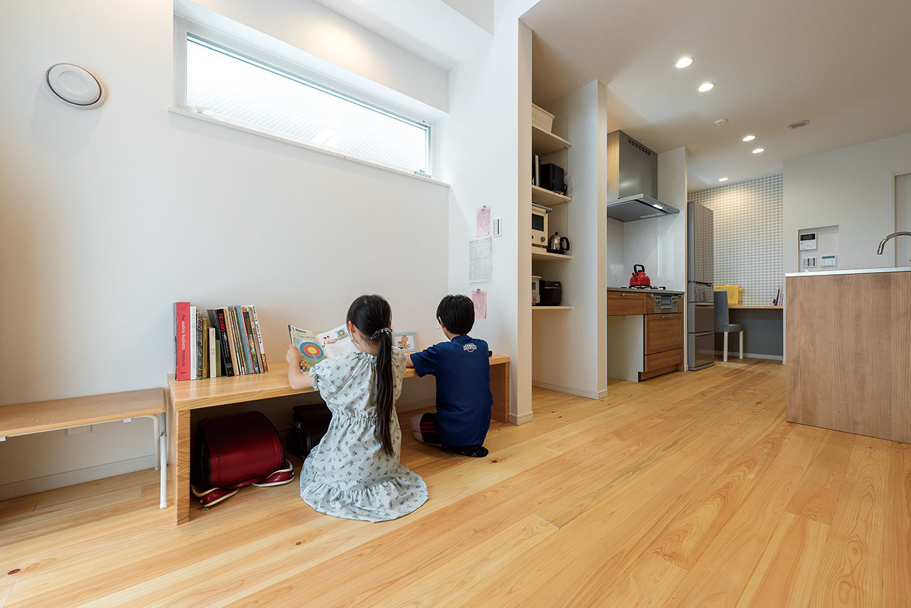 小嶋工務店 TOKYO WOOD 【間取り図あり/30坪台/2000万円台】外断熱と『TOKYO WOOD』で叶えた心地よさ。家族がつながるプランも魅力の建築実例画像6