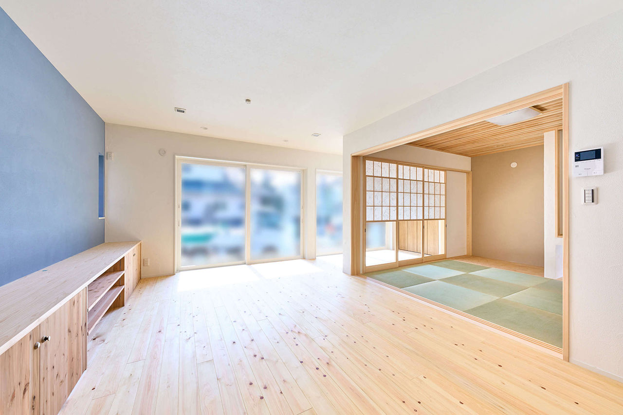 小嶋工務店 TOKYO WOOD 【間取り図あり/70坪台/3000万円台/二世帯】親と子、それぞれの暮らしを一番に考えて誕生した、ズレの邸宅の建築実例画像7