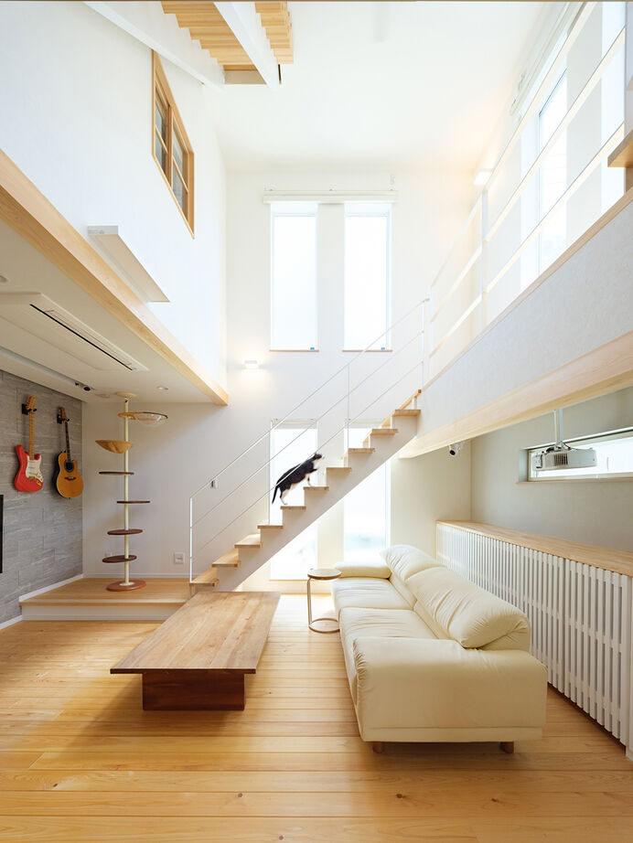 小嶋工務店 TOKYO WOOD 【間取り図あり/30坪台/ペット】まるで巨大なキャットタワー！自由設計ならではの、遊び心ある住まいにの建築実例画像3