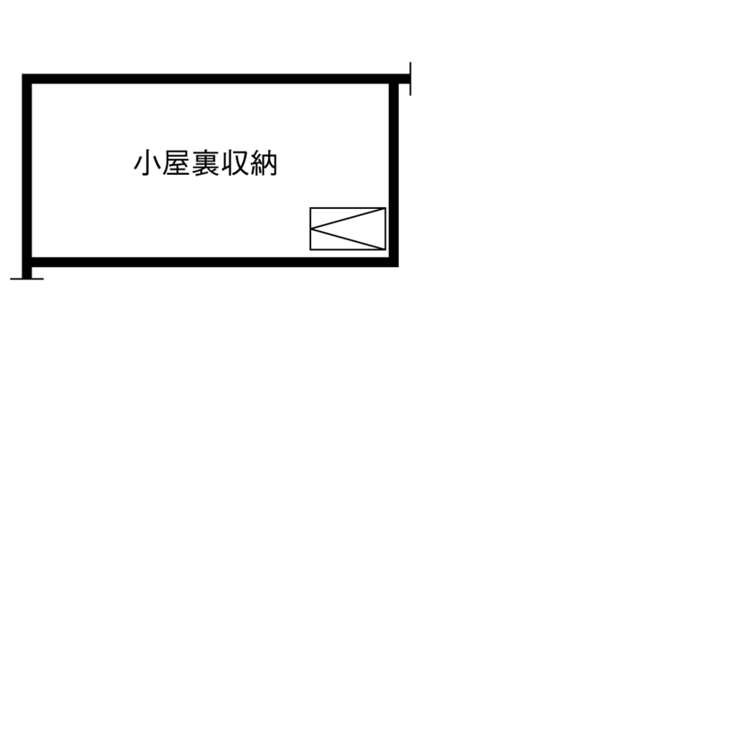 一級建築士事務所　SARA HOME桜建築事務所 【サーファーズハウス/UA値0.4/C値0.15/間取図有】BBQ、プール、ボード手入れと家族の遊び場に！の間取り図（2LDK+納戸+WIC）小屋裏