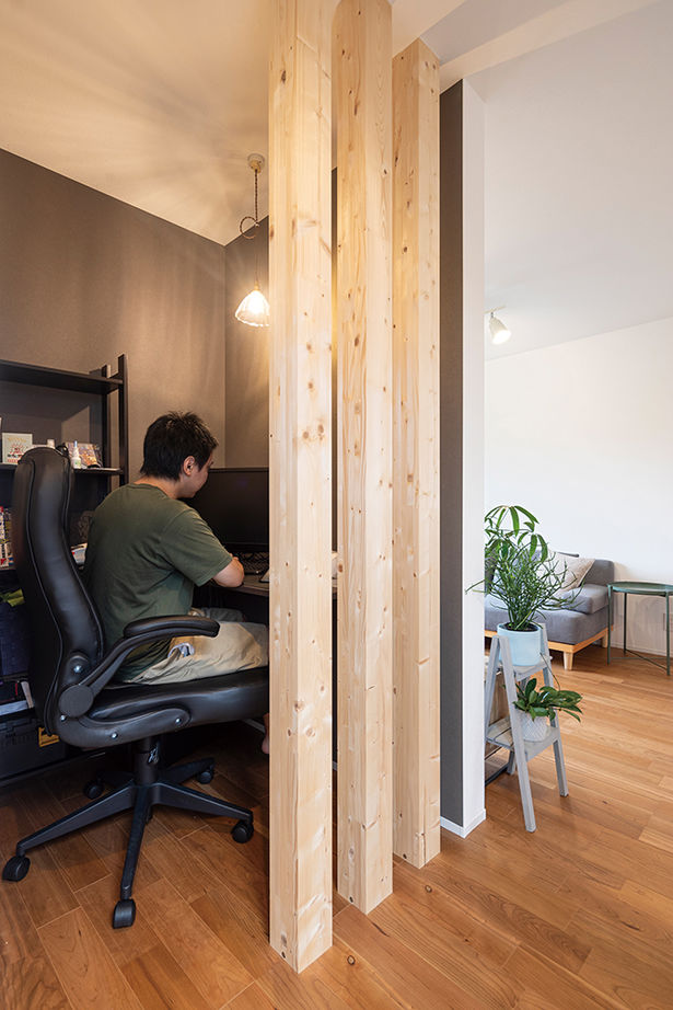 一級建築士事務所　SARA HOME桜建築事務所 【2800万円台／C値0.21／UA値0.41／家事動線／間取図有】バルコニーの開放感とスムーズ動線の二世帯住宅の建築実例画像8