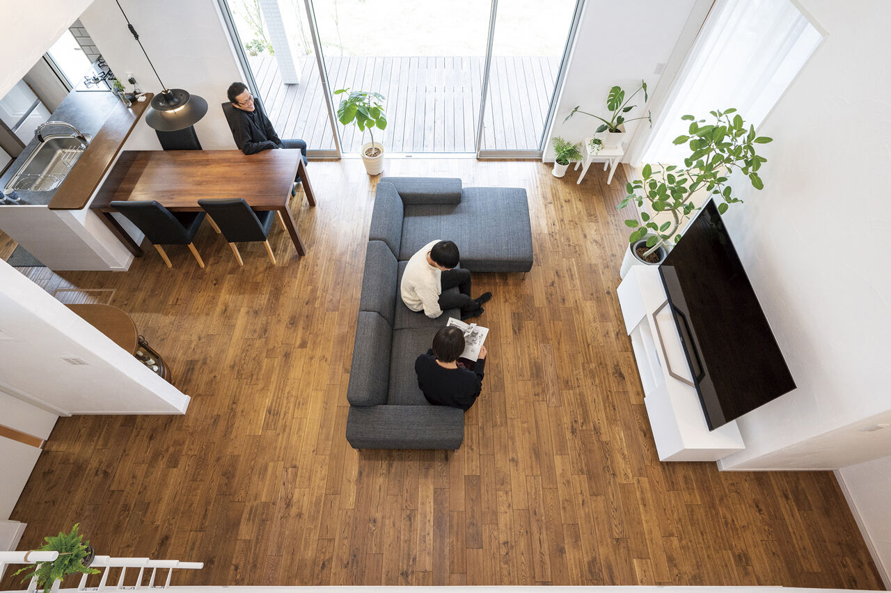 アールコーブ・ホーム(一級建築士事務所) by安江工務店 【3000万円台/30坪台/間取り有】目指したのは、自然との共存。庭と繋がる無垢と漆喰の平屋の建築実例画像3