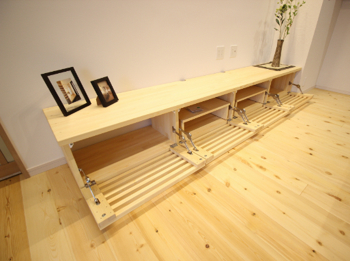 サカヅメハウジング 自然素材と無垢の木をたくさん使った、土間のある和モダンの家の建築実例画像8