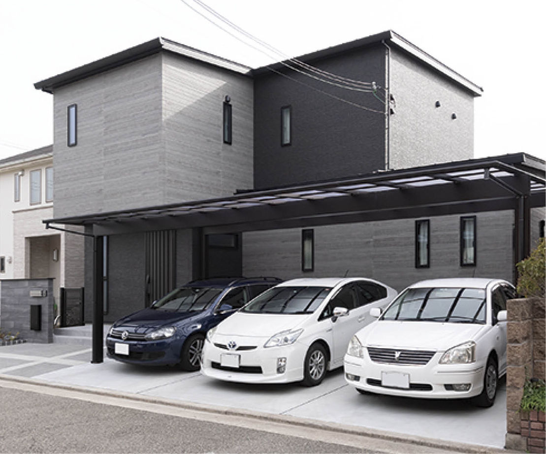 アイ工務店 【兵庫県加古川市/2000万円台/家事導線】天井高3m 超。ハーフ吹抜のリビングでくつろげる空間にの建築実例画像1