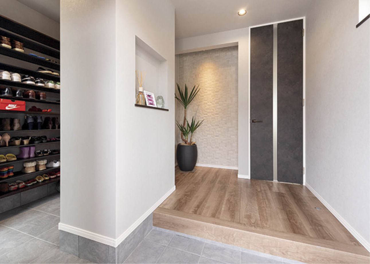 アイ工務店 【兵庫県加古川市/2000万円台/家事導線】天井高3m 超。ハーフ吹抜のリビングでくつろげる空間にの建築実例画像5