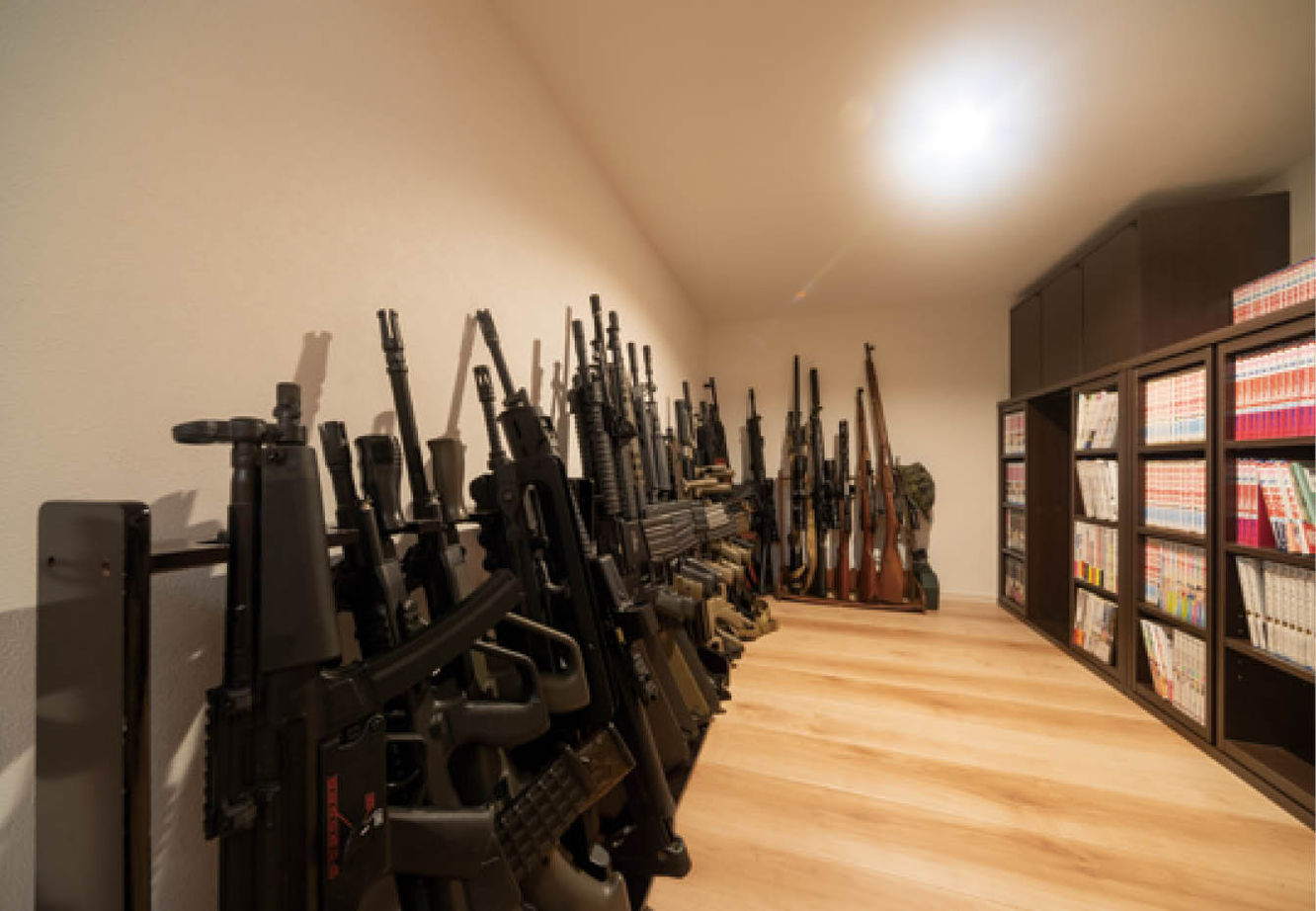 アイ工務店 【広島県広島市/2000万円台/趣味部屋】スキップフロアだから叶った趣味の小部屋とゆとりある収納の建築実例画像6