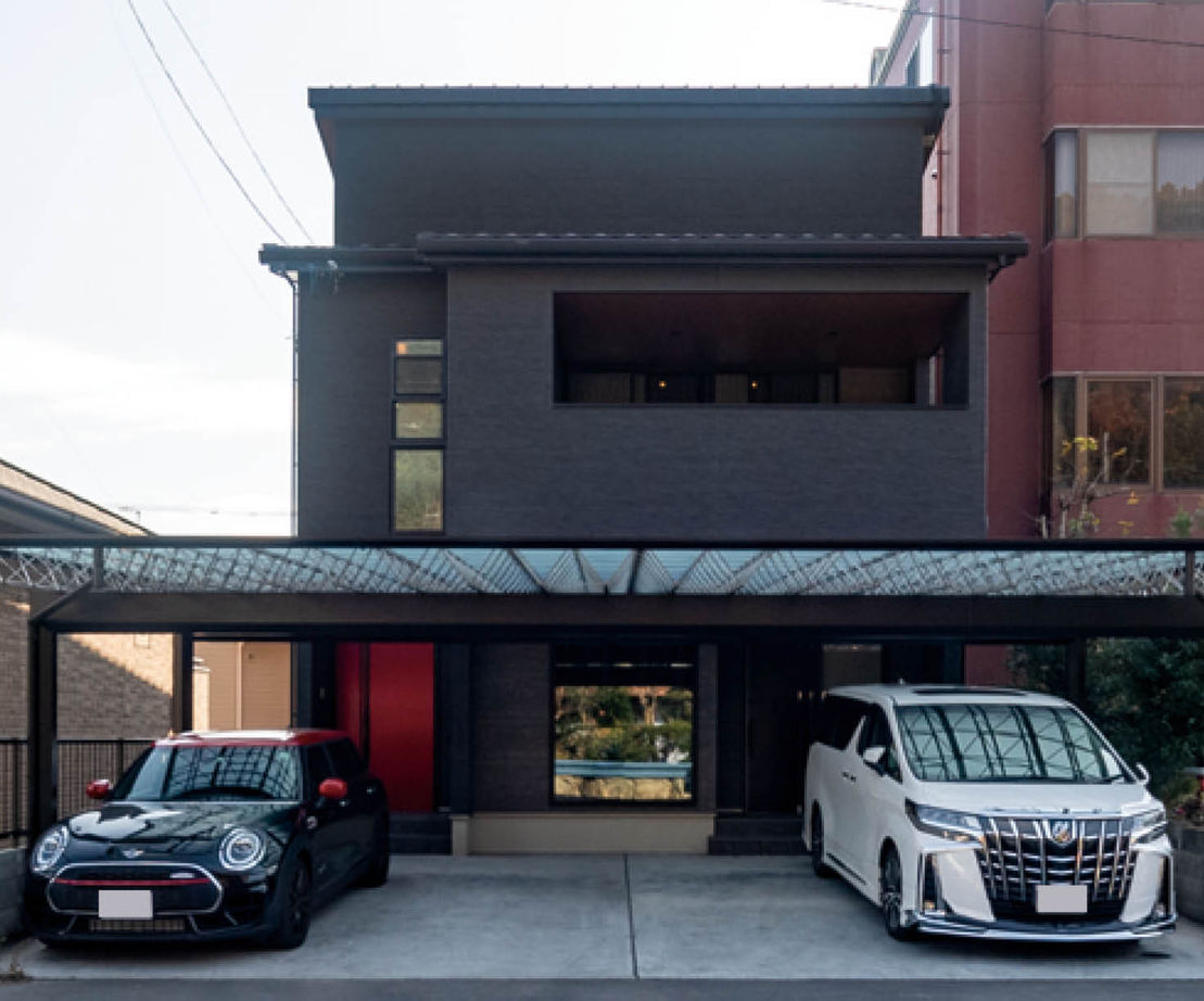 アイ工務店 【2000万円台/店舗併設/間取り図有】1階の一部を事務所スペースに　全館空調とサンルームのある家の建築実例画像1