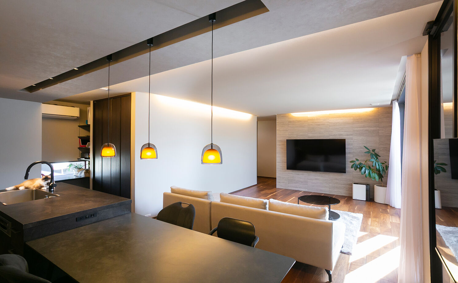 アイ工務店 【延床31.2坪／コの字型の平屋／間取り図】光の演出が美しい平屋で、カーテン要らずの暮らしを満喫の建築実例画像6