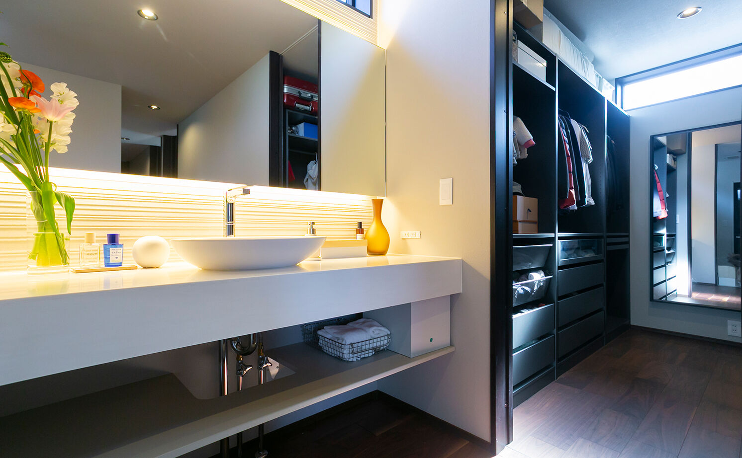 アイ工務店 【延床31.2坪／コの字型の平屋／間取り図】光の演出が美しい平屋で、カーテン要らずの暮らしを満喫の建築実例画像14