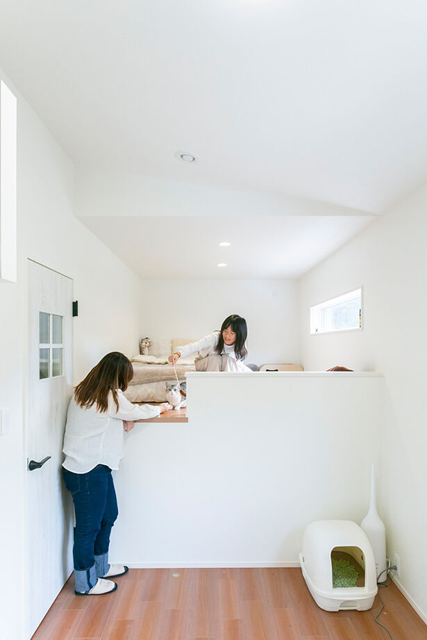 アイ工務店 【延床58.1坪／ダウンフロア／間取り図】窓越しの緑が爽快なリビングに、家族が自然と集う二世帯住宅の建築実例画像15