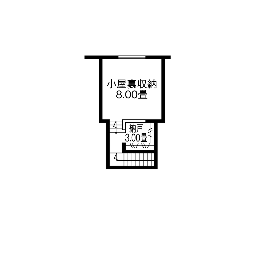 アイ工務店 【長崎県/平屋/間取り図有】ワンフロアで暮らしが完結する快適さに、使い方自在の小屋裏空間をプラスの間取り図（3LDK＋小屋裏）小屋裏