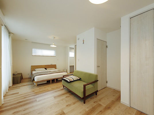 アイ工務店 【埼玉県/2000万円台/39坪】広々玄関、大型WICを実現したオールドアメリカンスタイルの家の建築実例画像5