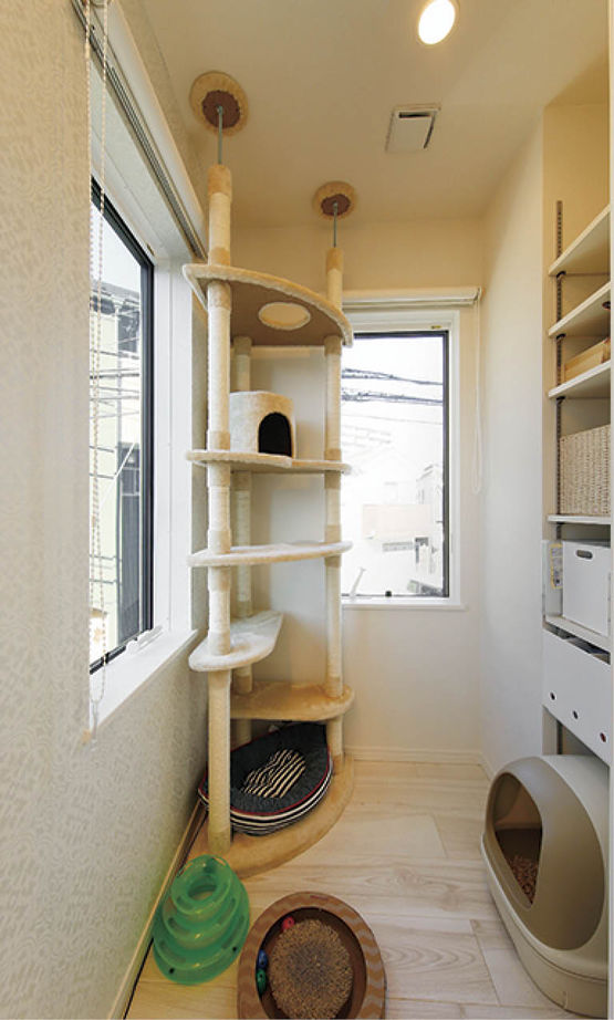 アイ工務店 【埼玉県/ペット/3階建て】猫たちと心地よく暮らせる縦空間を活用した3階建ての家の建築実例画像4