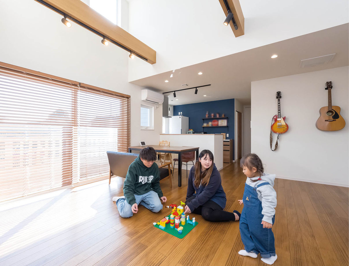 アイ工務店 【埼玉県/バイクガレージ/アーリーアメリカン】「わが家ながらカワイイ！」夢と憧れを予算内で叶えた平屋の建築実例画像2