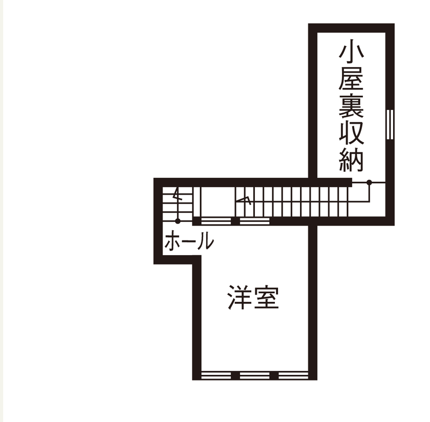 アイ工務店 【埼玉県川越市/2000万円台/ハーフ吹き抜け】スキップフロアで縦空間を活用　開放感と実用性を両立した家の間取り図（5K以上）2.5階