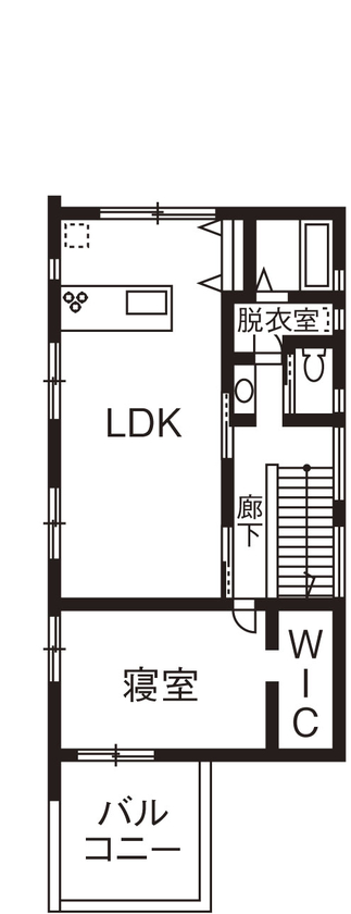 アイ工務店 【千葉県/4000万円台】船＋車を楽しむガレージハウス。好きなものがそばにある暮らしの間取り図（3LDK）2階
