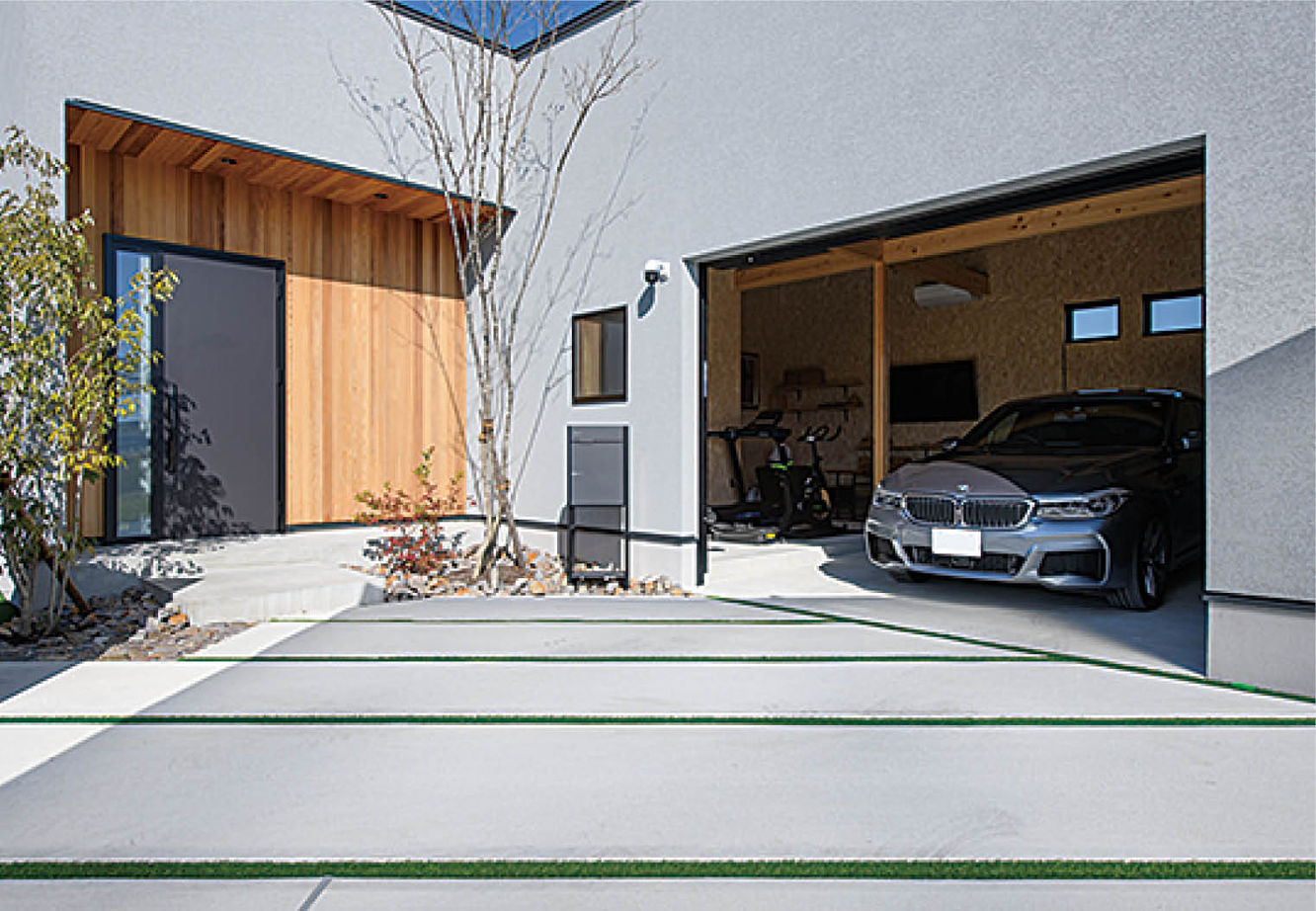 アイ工務店 【インナーガレージ/3000万円台】優しい木の温もりに包まれ、まわりの景色と調和する家の建築実例画像7