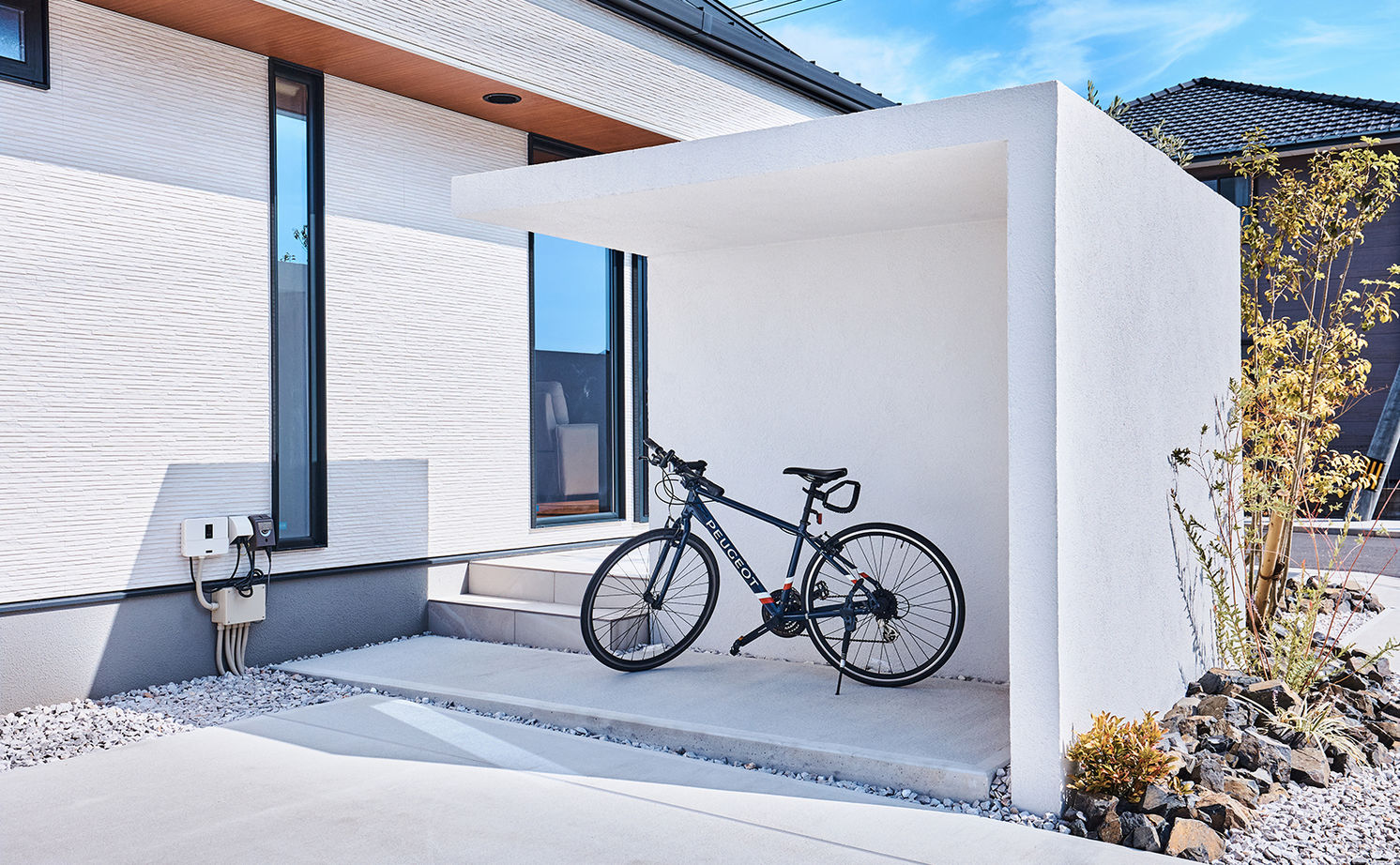 アイ工務店 【山口県/平屋/店舗併設】リラクゼーションサロンが併設されたシンプルモダンな平屋住宅の建築実例画像6