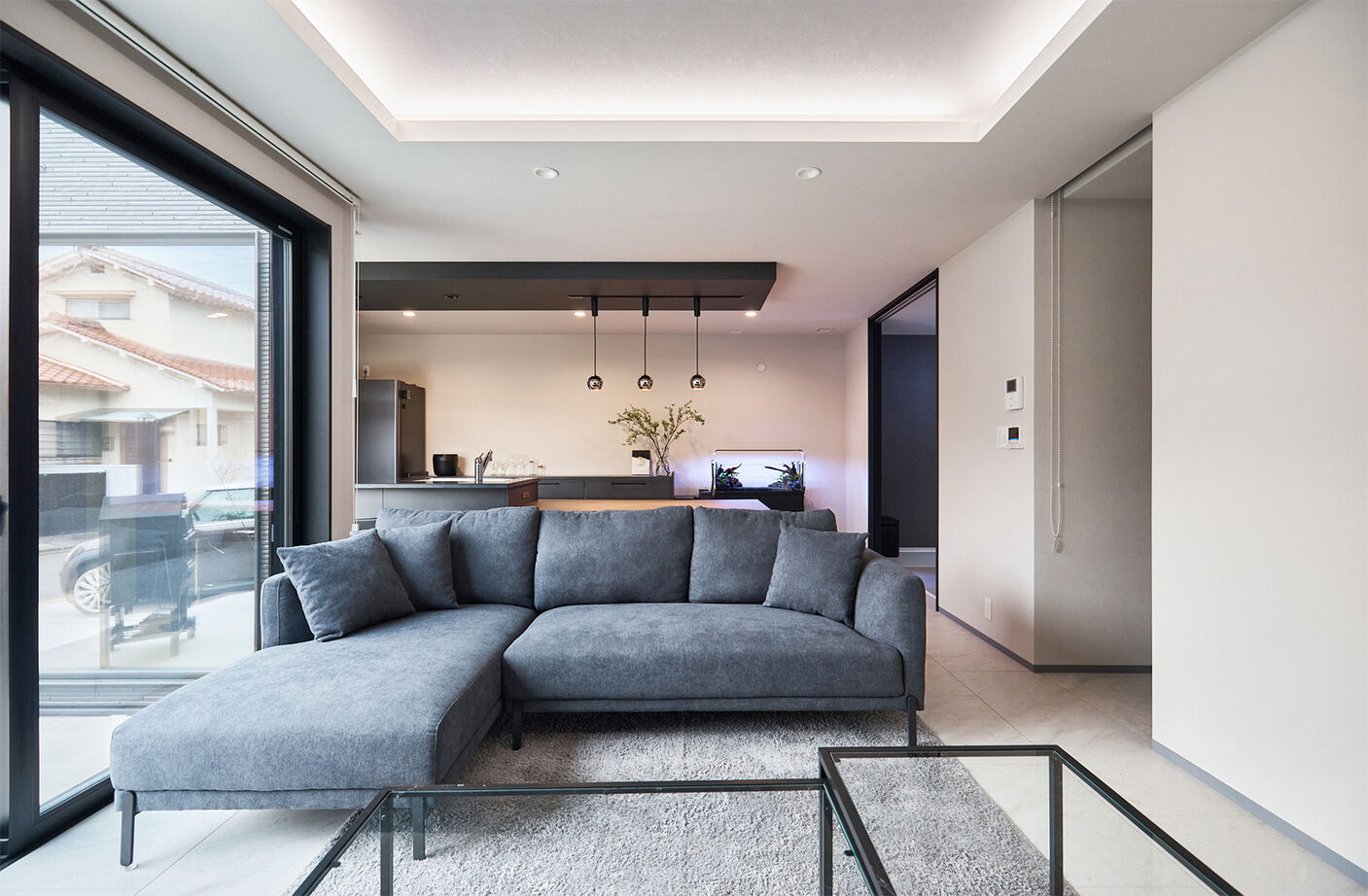 アイ工務店 【延床38.6坪/テラス/動線/間取図】こだわりのキッチンを備え、おうちレストランを楽しむホテルライクな家の建築実例画像4