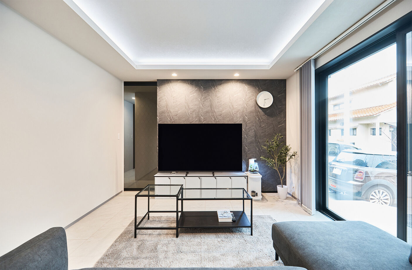 アイ工務店 【延床38.6坪/テラス/動線/間取図】こだわりのキッチンを備え、おうちレストランを楽しむホテルライクな家の建築実例画像5