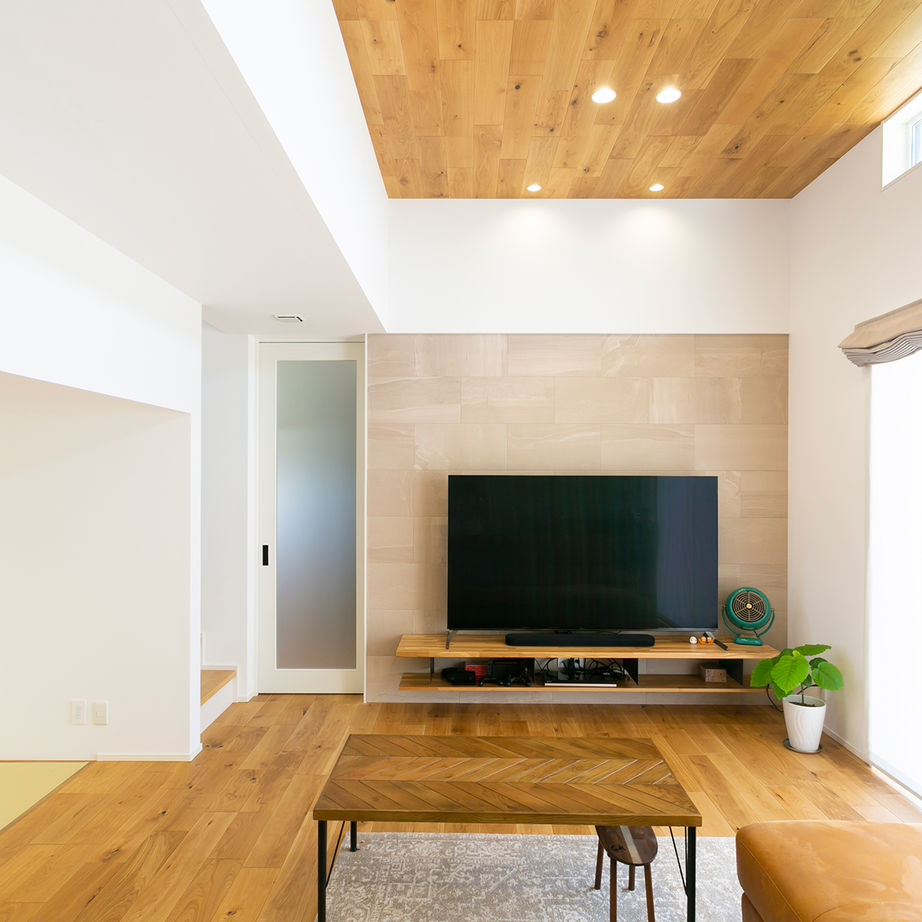 アイ工務店 【熊本県上益城郡/38坪/半平屋】室内にいながら自然の安らぎを感じる、平屋風1.5階の住まいの建築実例画像5