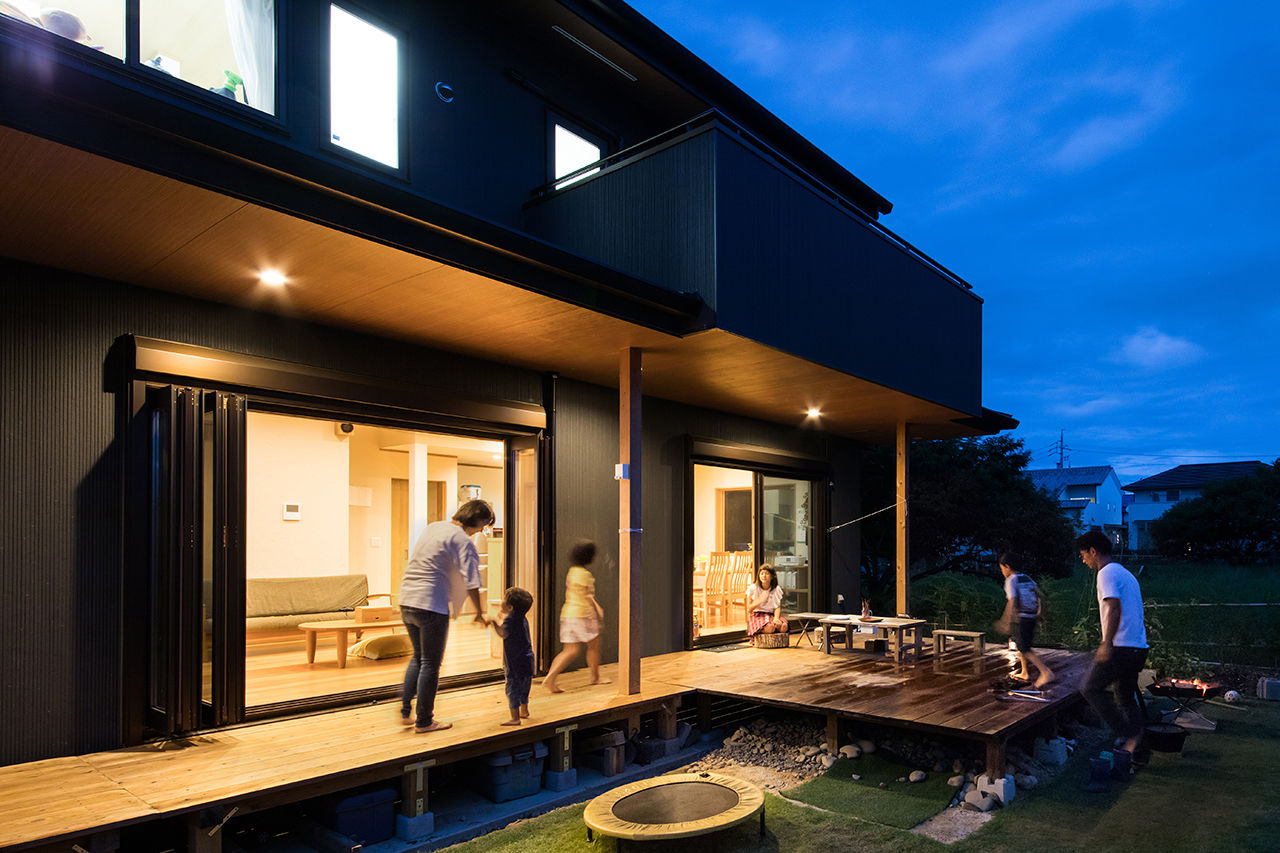 水田建設（水田建築一級建築士事務所） 【太陽光10kW×耐震等級3｜間取り有】大家族がのびのびと、自然とともに暮らすアウトドアリビングのある家の建築実例画像8