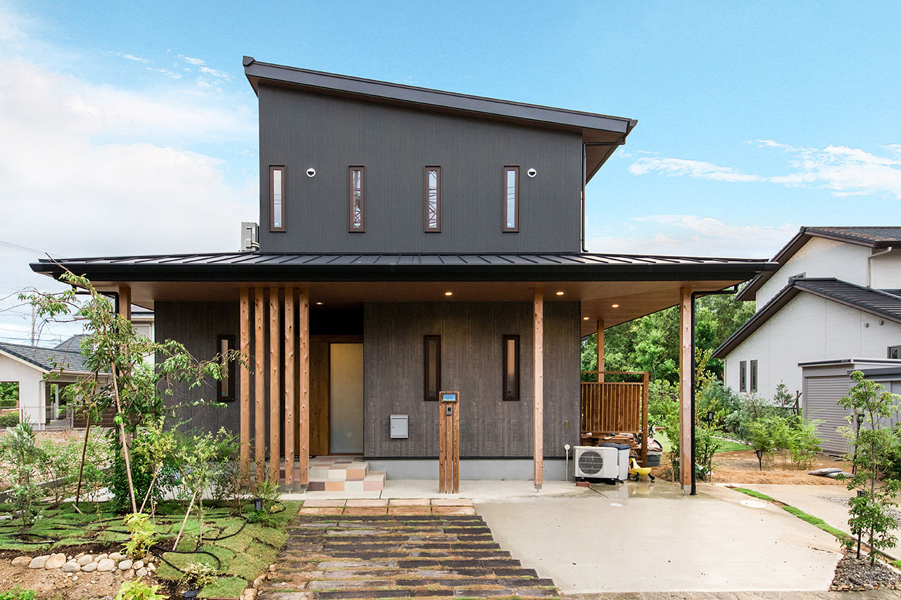 水田建設（水田建築一級建築士事務所） 【太陽光10kW×耐震等級3｜間取り有】大家族がのびのびと、自然とともに暮らすアウトドアリビングのある家の建築実例画像10