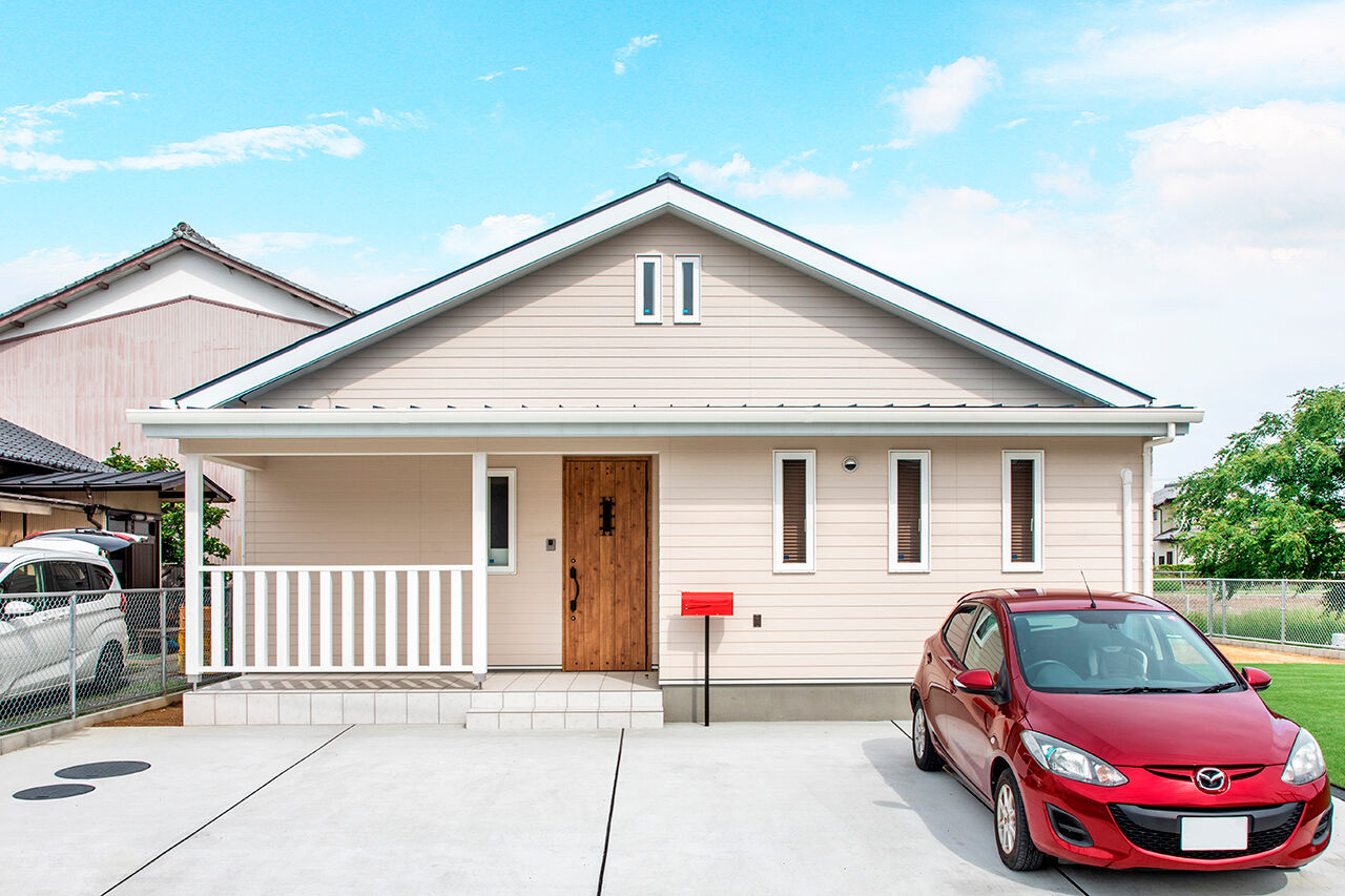 水田建設（水田建築一級建築士事務所） 【平屋｜2000万円台｜30坪台】廊下がないオープンな間取り。エアコン1台で涼しいハイスペック平屋の建築実例画像9