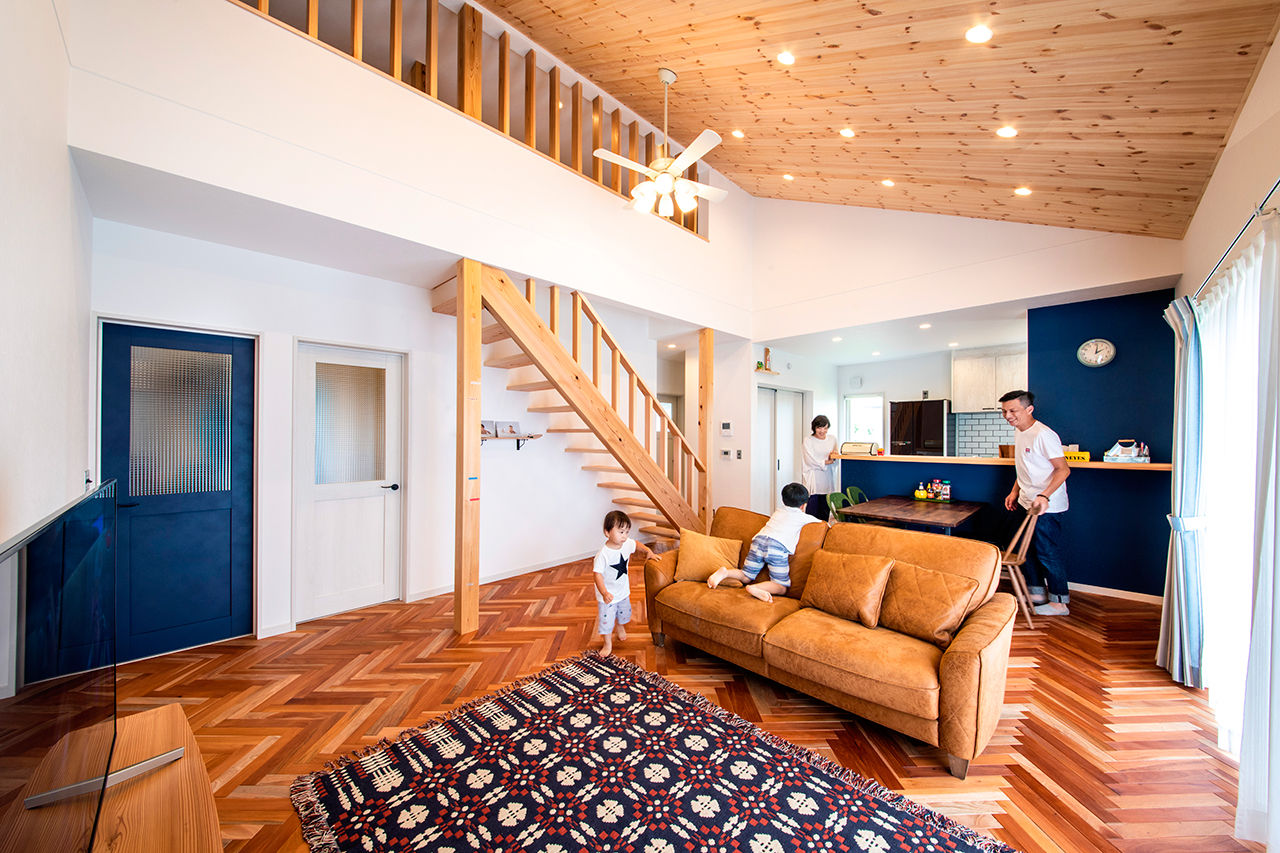 水田建設（水田建築一級建築士事務所） 【平屋｜2000万円台｜30坪台】廊下がないオープンな間取り。エアコン1台で涼しいハイスペック平屋の建築実例画像10