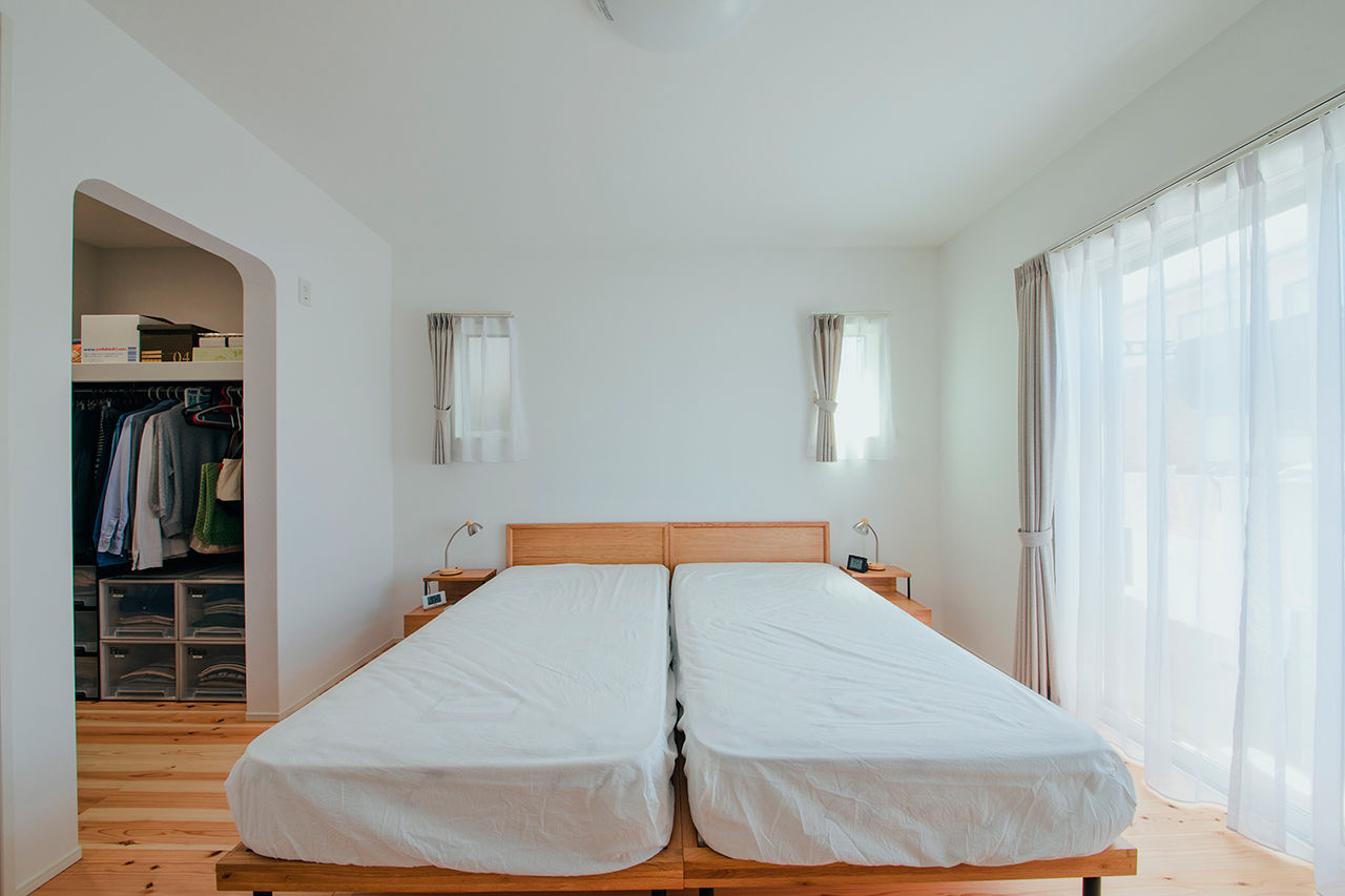 水田建設（水田建築一級建築士事務所） 【平屋｜2000万円台｜30坪台】平屋で完全分離の二世帯住宅。ゆとりある空間設計とコンパクトを同時に実現！の建築実例画像6