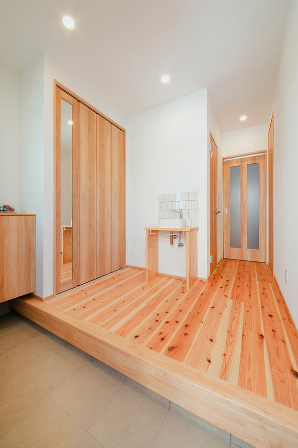 水田建設（水田建築一級建築士事務所） 【平屋｜2000万円台｜30坪台】平屋で完全分離の二世帯住宅。ゆとりある空間設計とコンパクトを同時に実現！の建築実例画像9