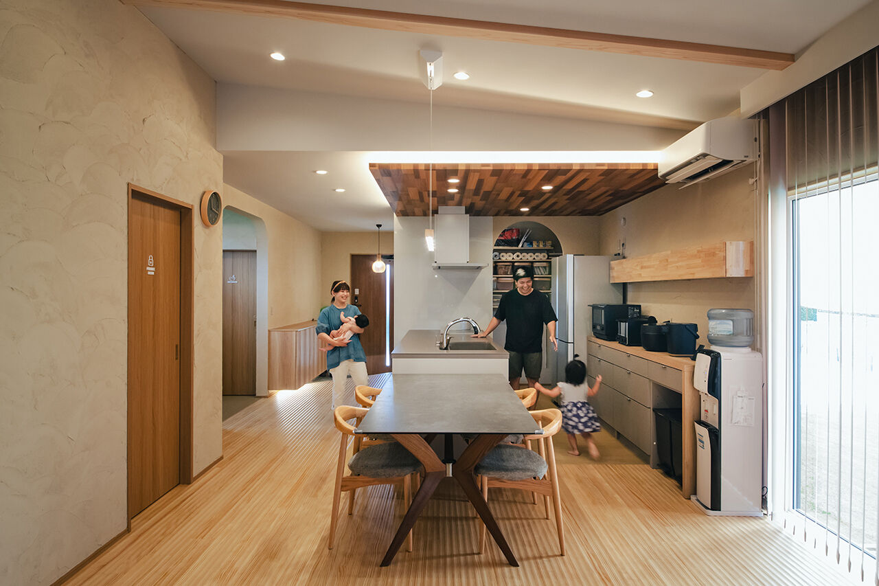 水田建設（水田建築一級建築士事務所） 【浜松市｜平屋｜2000万円台｜3LDK｜30坪台】愛犬用の土間スペースとドッグランのある家の建築実例画像3