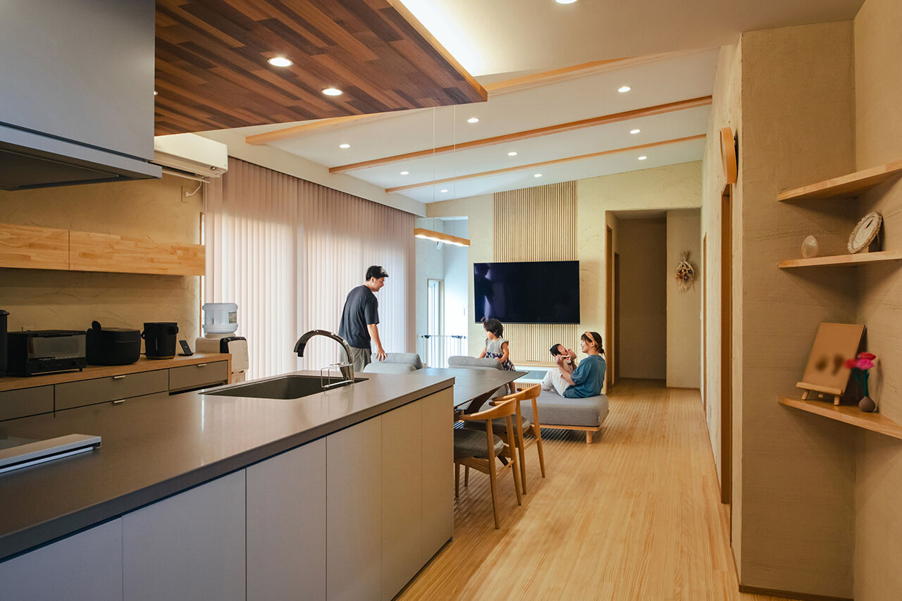 水田建設（水田建築一級建築士事務所） 【浜松市｜平屋｜2000万円台｜3LDK｜30坪台】愛犬用の土間スペースとドッグランのある家の建築実例画像4