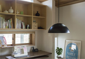 斉藤工務店　松戸店 【2000万円台/4人家族/3LDK33坪/回遊性のある間取り】暮らしを照らし、景色で癒す窓辺でお喋りが毎日の風景の建築実例画像4